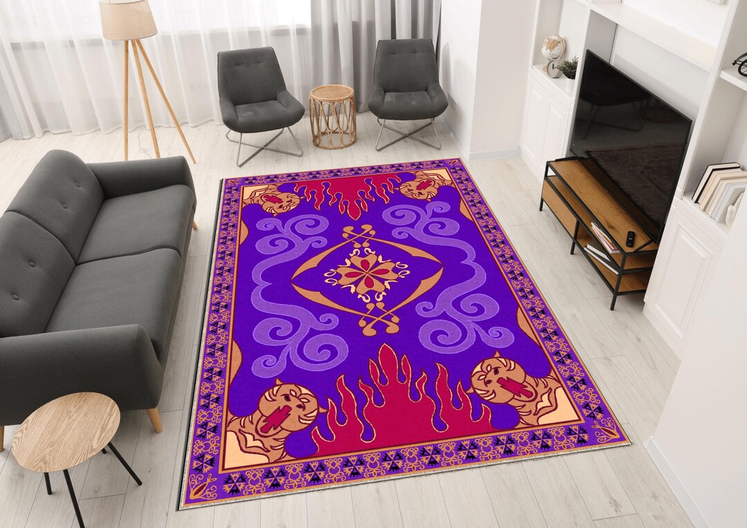 Flying Carpet Rug: Vintage Persian-style Aladdin Rug - Etsy