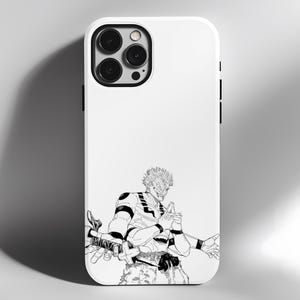 Ryomen Sukuna iPhone Case with MagSafe, JJK Anime Phone Cover, Cursed King Design, Shockproof, Wireless Charging, Gift for Fans