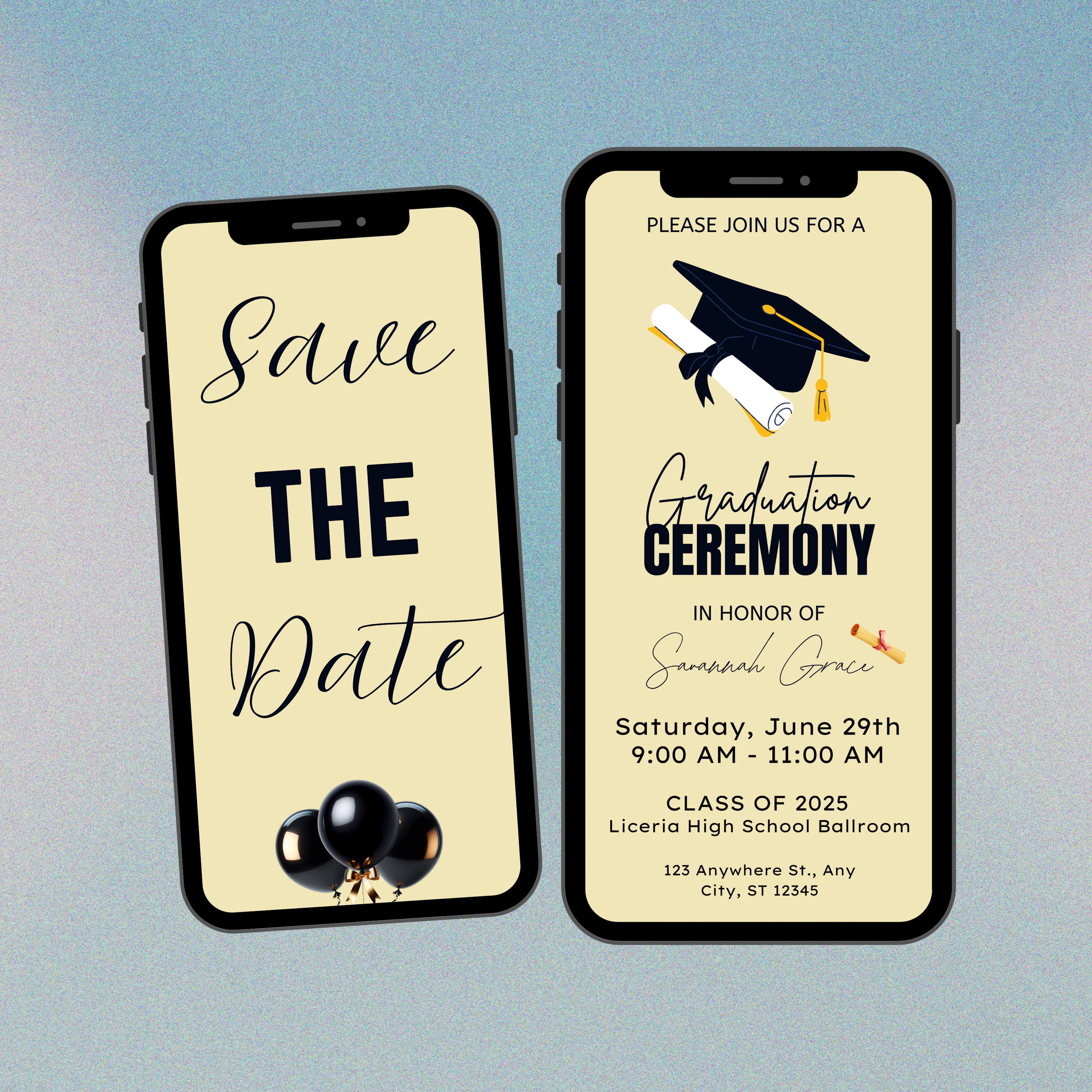 Criminal justice graduation invitation - Etsy México, image size:3000x3000