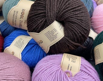 Handgefärbte Merino Wolle Garn - Ultra Soft Worsted Gewicht
