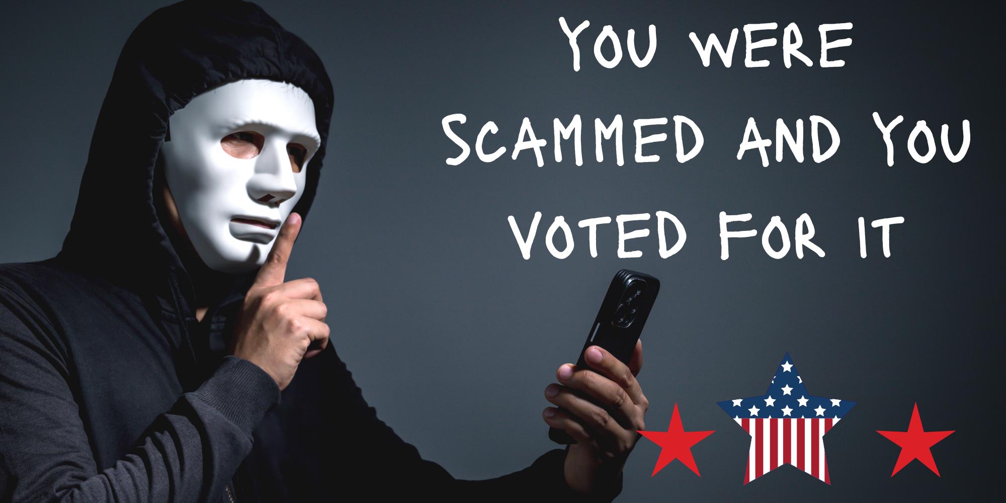 反トランプの政治的なバンパーステッカー。