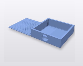 Archivo digital / Placa y caja para termoformado al vacío (DIY) / Crea tu propia máquina de termoformado al vacío (STL)