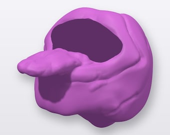 ARCHIVO DIGITAL / Plato de dulces con forma de boca de monstruo / Divertido cuenco para piruletas de Halloween STL