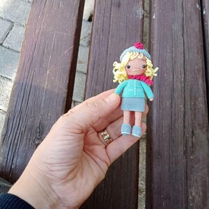 Lali Doll Miniature Amigurumi Pattern, Doll Making, Crochet Doll ...