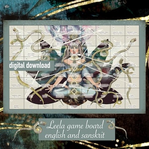 Leela game digital board, Spiritual board game, Self-discovery game, digital Leela chakras, Meditation game, Inner journey game, Leela