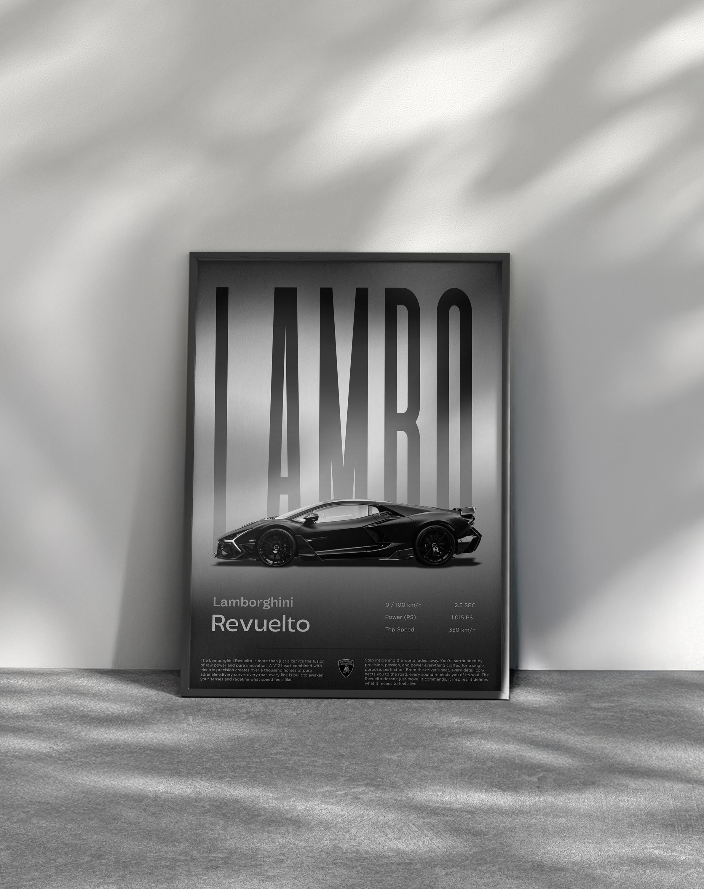 Poster Ou Tableau Sur Toile – Lamborghini Gallardo LP-560 Par Rogan Mark, Impression D'art