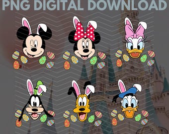 Disney Easter PNG/ Mickey and friends easterPNG