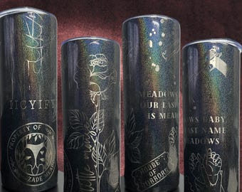 Haunting Adeline Inspired Tumbler, Dark Romance Bookish Cup, Laser Engraved Merch