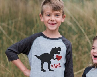Dino valentine shirt clearance