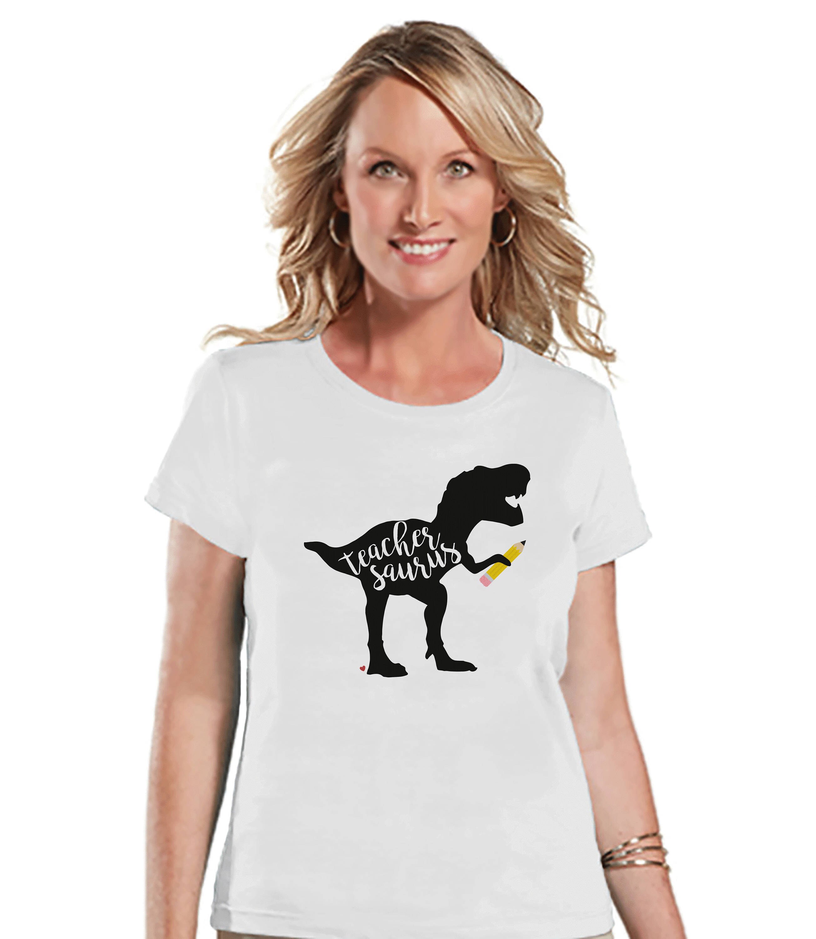 Teacher Shirt Teachersaurus Dinosaur 