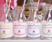 Cupcake Themed Water Bottle Labels - Cupcake Party Supplies Birthday Party Decorations - Sweet Treats Birthday Party (12)