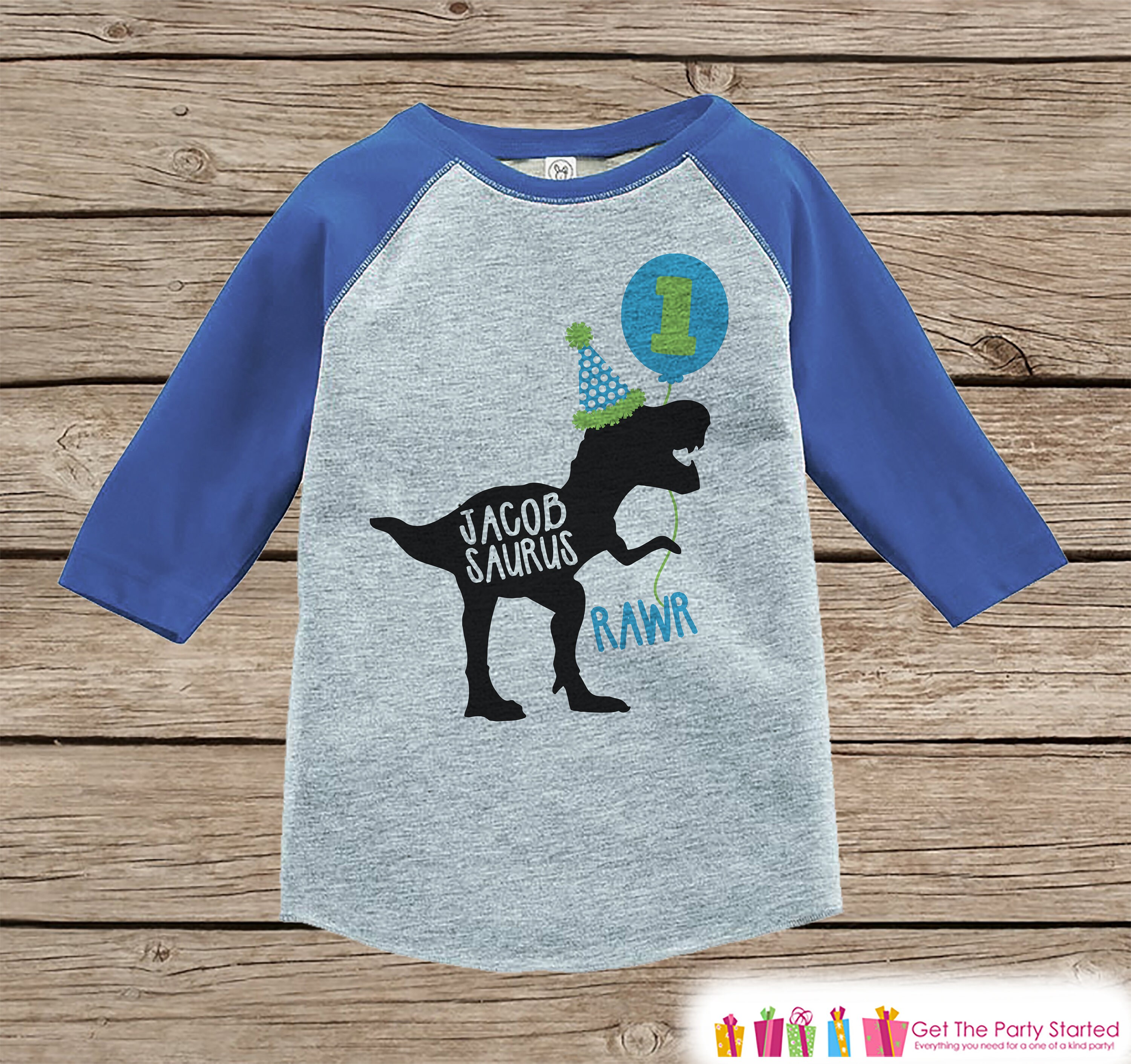 Boy's Dinosaur Birthday Shirt Dino Birthday Shirt Etsy