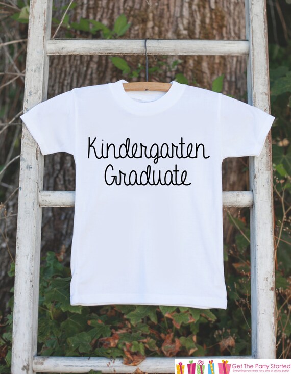 Kids Kindergarten Graduation - Kindergarten Graduate Outfit - Last Day of Kindergarten - Boys or Girls School - Kindergarten Graduate Shirt Il_570xn