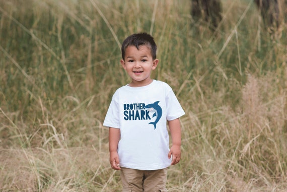 1Tee Boys Brother Shark T-Shirt