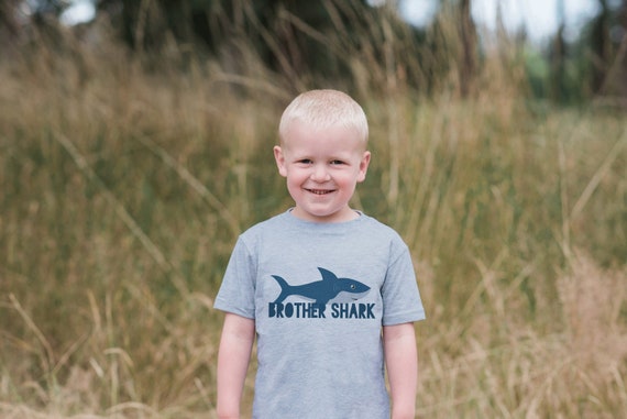 1Tee Boys Brother Shark T-Shirt