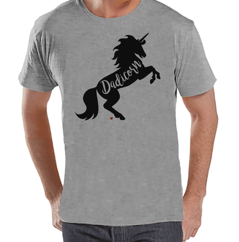 Men's Unicorn Shirt Dadicorn Dad Unicorn Shirt Funny Etsy