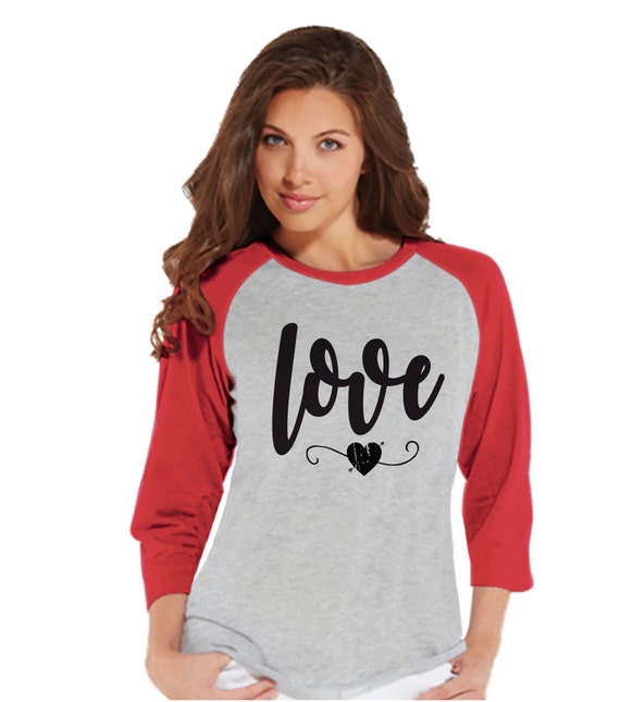 red valentines day shirt