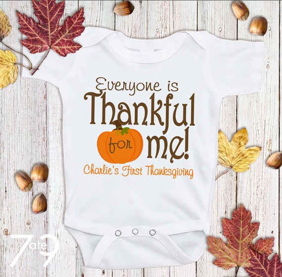 baby's first thanksgiving shirt
