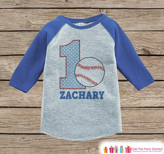 baseball first birthday shirt