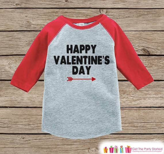 Custom Party Shop Kids Be Mine Happy Valentines Day Pink Raglan