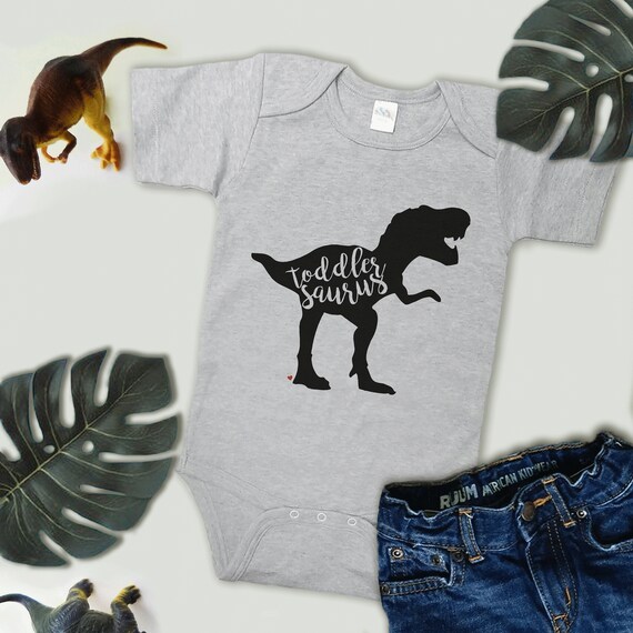 Boys Dinosaur Shirt - Toddler Dino Shirt or Onepiece - Toddlersaurus Shirt - Toddler Saurus Sibling Shirts - Boys Dinosaur T-shirt Il_570xn