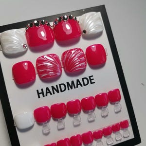 presson toenails, nail art, nail designs, summer nails, pedicure,nails, nail accessories, custom toenails, nail sets, stylish toenails