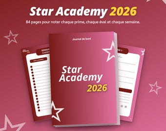 Star Academy 2026 Fortschrittsprotokoll – BEARBEITBARES CANVA-FORMAT