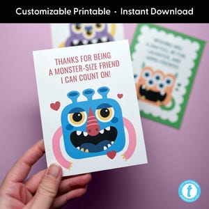 Lot de modèles imprimables Construisez votre propre monstre, modèles de cartes personnalisables pour la Saint-Valentin et toutes les occasions, activité amusante à faire soi-même pour les enfants