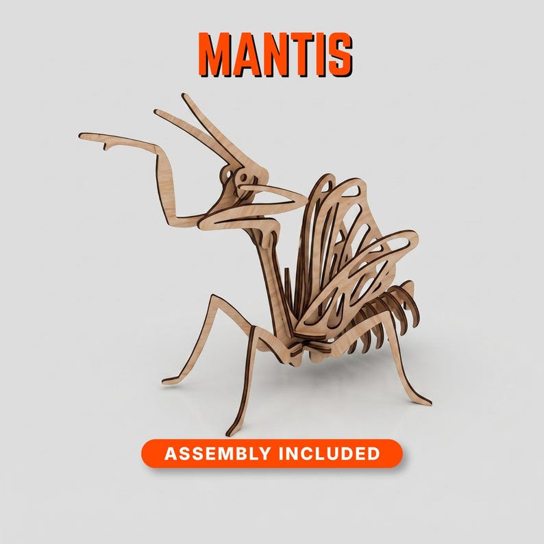 Mega 12 Insects 3D Puzzle Laser Cut Bundle – Wooden Models (digital ...