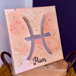 Customizable Zodiac Sign Picture | Canvas | Acrylic