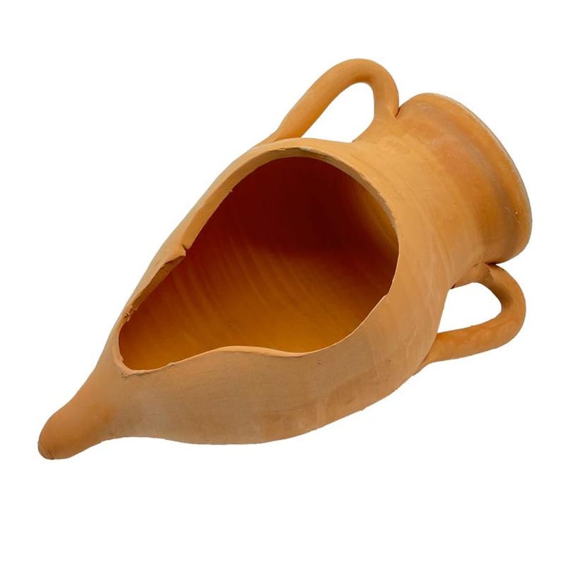 Terracotta Carved Pointed Amphora - Available in Various Sizes image 3