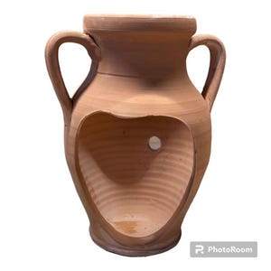 Decorative Carved Terracotta Amphora - Available in Various Sizes image 2