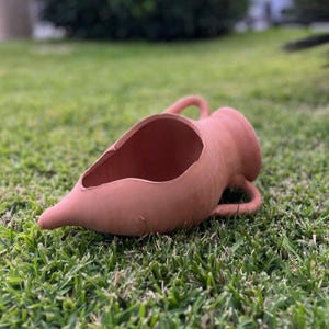 Terracotta Carved Pointed Amphora - Available in Various Sizes image 8