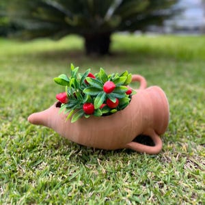Terracotta Carved Pointed Amphora - Available in Various Sizes image 5