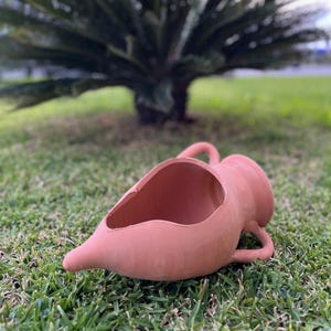 Terracotta Carved Pointed Amphora - Available in Various Sizes image 10