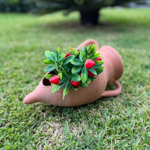 Terracotta Carved Pointed Amphora - Available in Various Sizes image 7