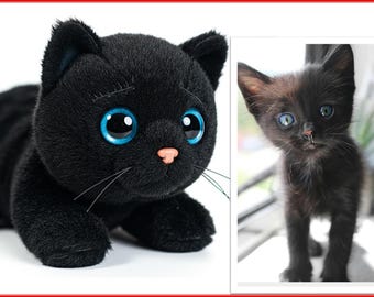 Cute Beginner Stuffed Cat Plush Sewing Pattern PDF + Video