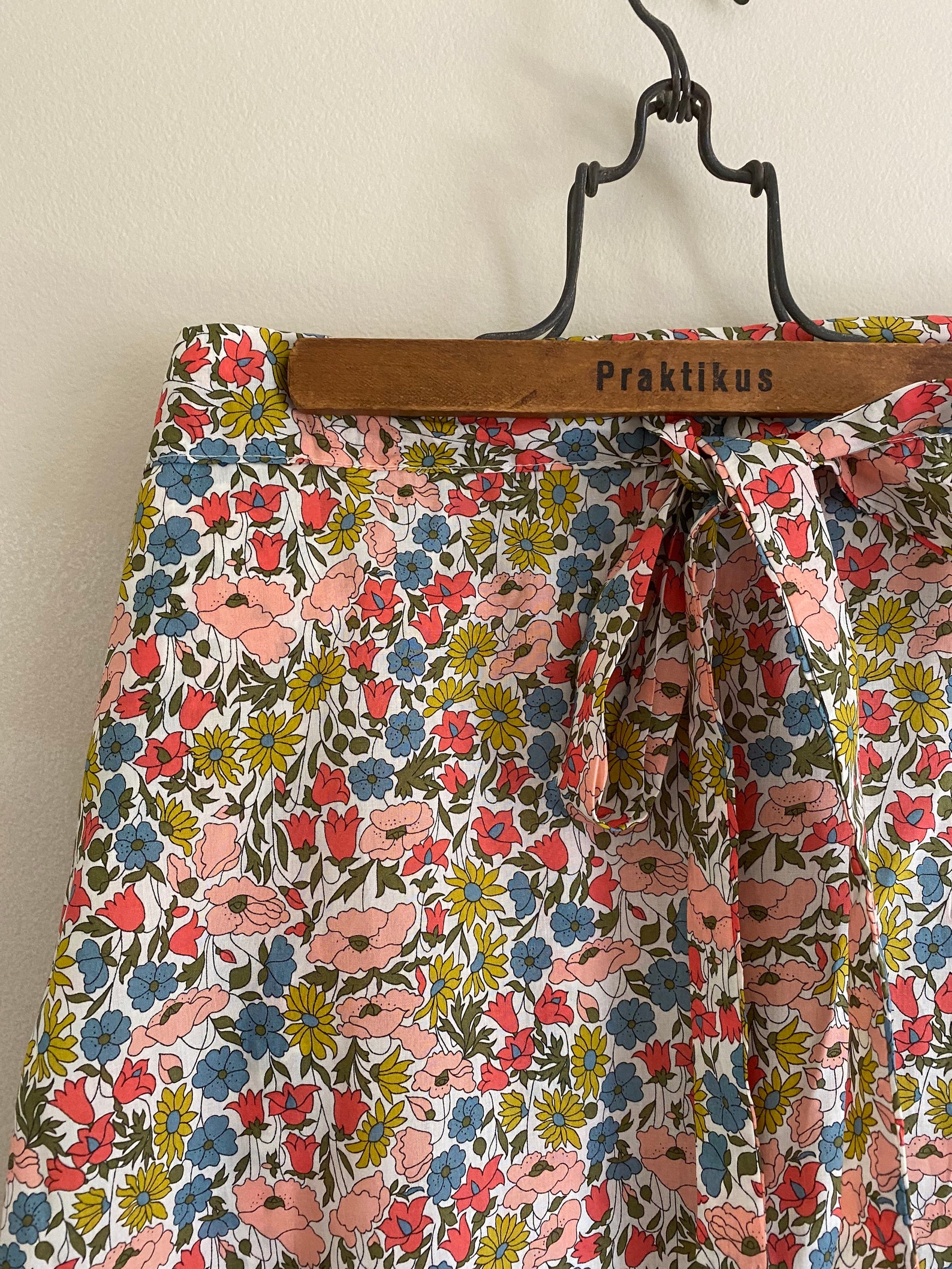 liberty print maxi skirt