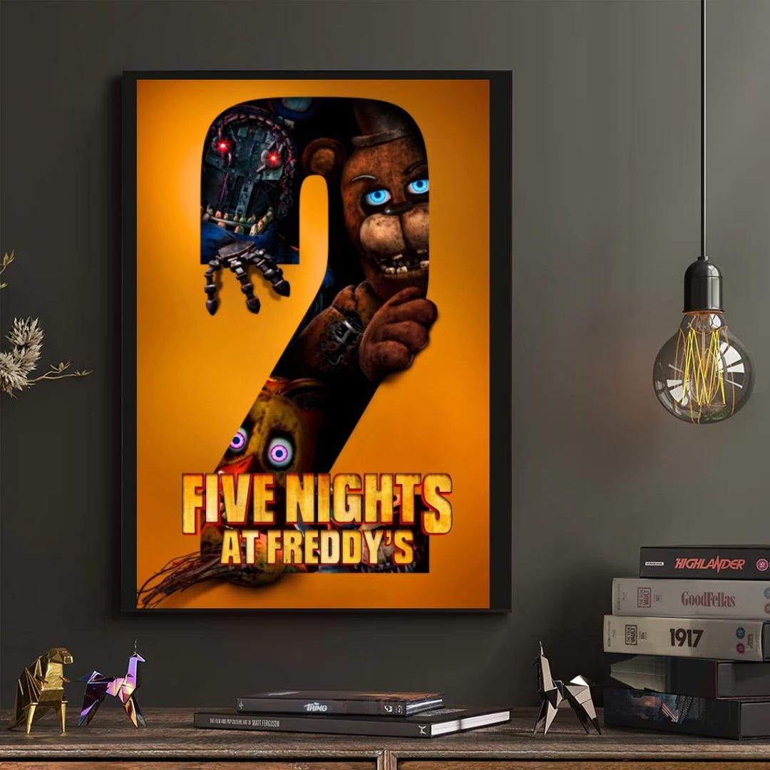 Five Nights at Freddys 2 Movie Poster Reprint: Horror Film Wall Art ...
