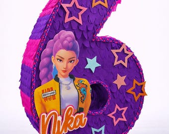 Pignatta per compleanni K-Pop, decorazioni per feste con numeri, articoli per festeggiamenti dei fan