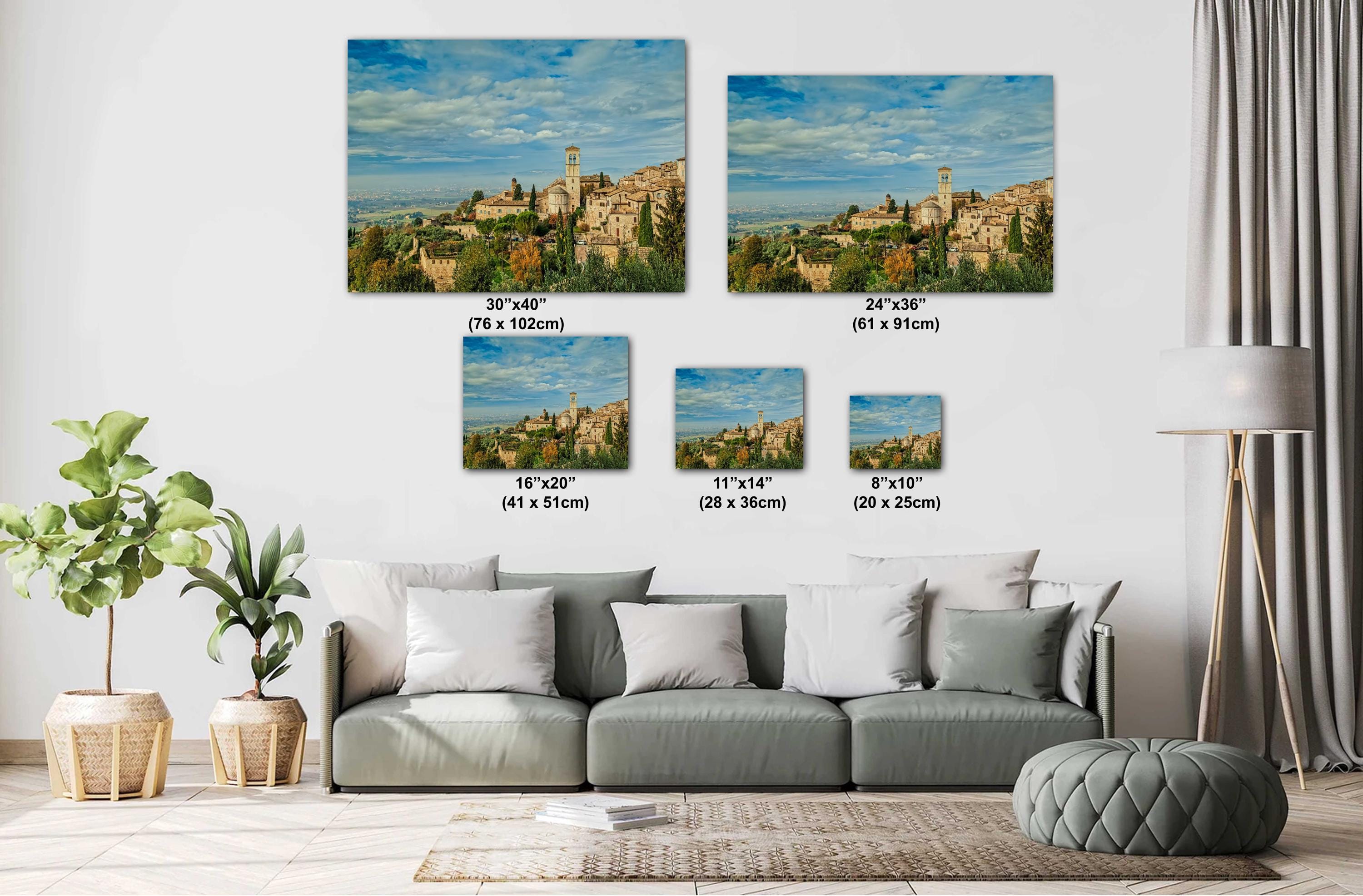 アッシジ(イタリア)版画:ウンブリアの風景、中世の建築 - Etsy 日本 アッシジ(イタリア)版画:ウンブリアの風景、中世の建築 - Etsy 日本