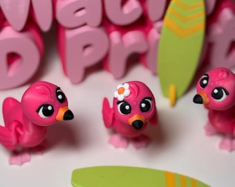 3D Printed Pink Flamingo
