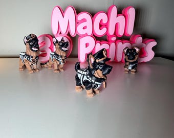 3D Printed Flexi Police Dog