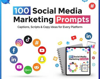 Messages marketing sur les réseaux sociaux : 100 idées de contenu (téléchargement numérique au format PDF)
