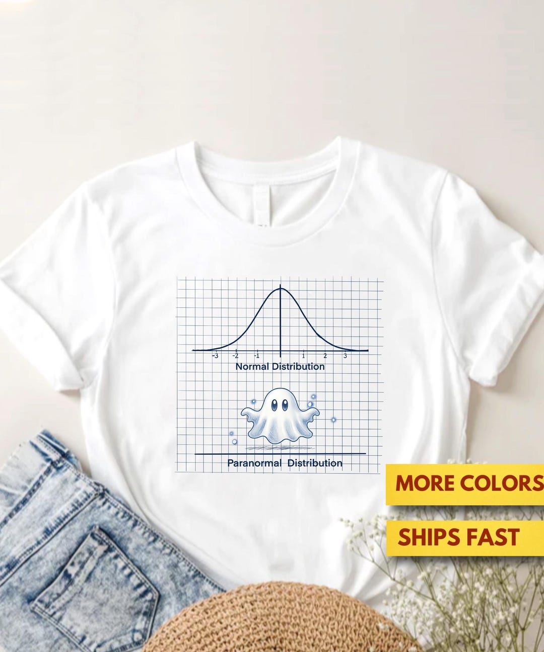 Normal Distribution, Paranormal Distribution Math Shirt, Funny Math ...