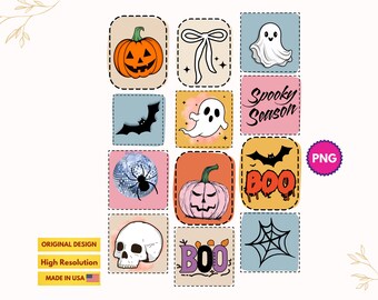 Halloween dla dzieci PNG, Halloween dla dziewczyn PNG, Słodkie Halloween PNG, Retro Halloween PNG