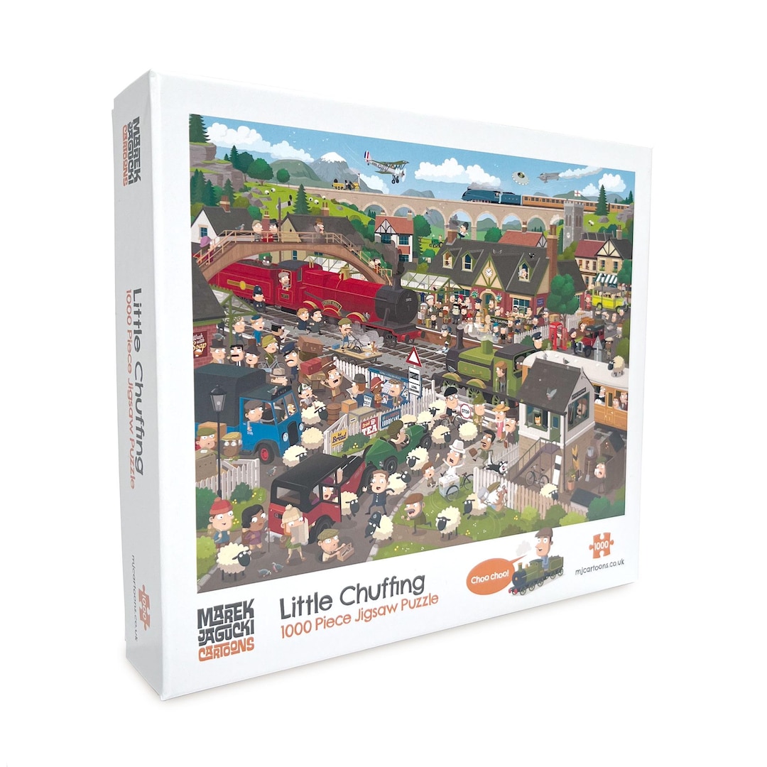 Puzzle Ruff Little Chuffing 1000 Piece Jigsaw Puzzle - Etsy UK
