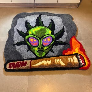 Alien Tufted Rug - Handmade Tufting Rug