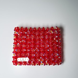 Red crystal wallet