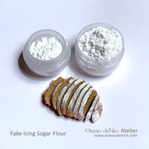 Fake Icing Sugar or Fake Flour-Mini Food